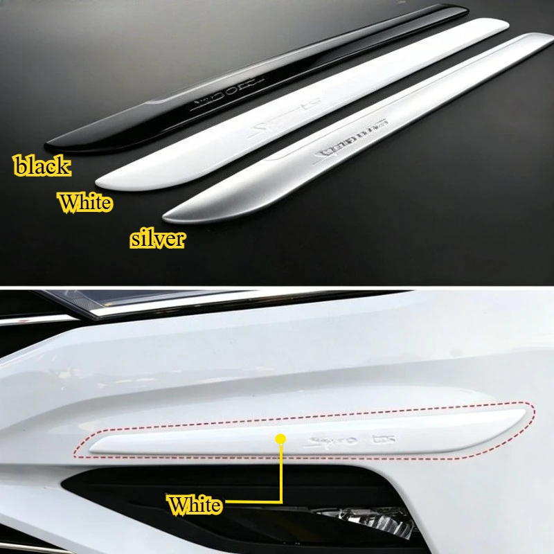

2pc Car Body Front Rear Bumpers Protector Corner Guard Decal Accessories Car Door Anti Scratch Strips Anti-collision Sticker