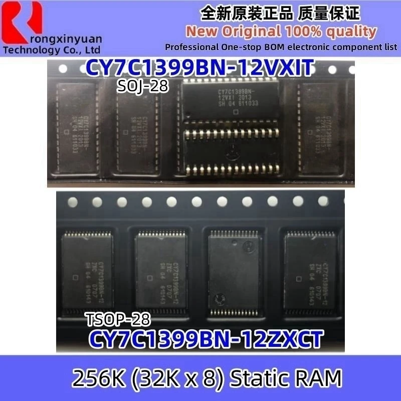 

5 шт., Φ CY7C1399BN Φ 256K (32K x 8) Статическая оперативная память, новый оригинал