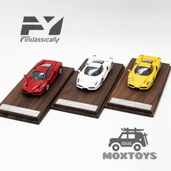 Findclassically FY 1:64 Enzo red / white / yellow limited500 Diecast Model Car