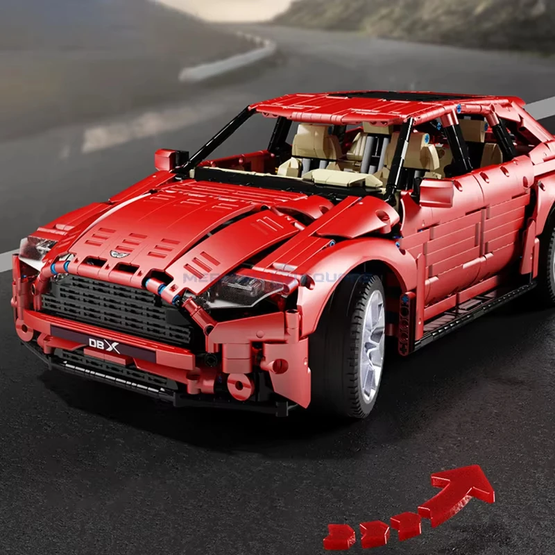 TGL T5024B MOC Technical Super Sport Red Suv Car Martin DBX Building Blocks Bricks Puzzle Assembly Toys Christmas Gifts For Kids