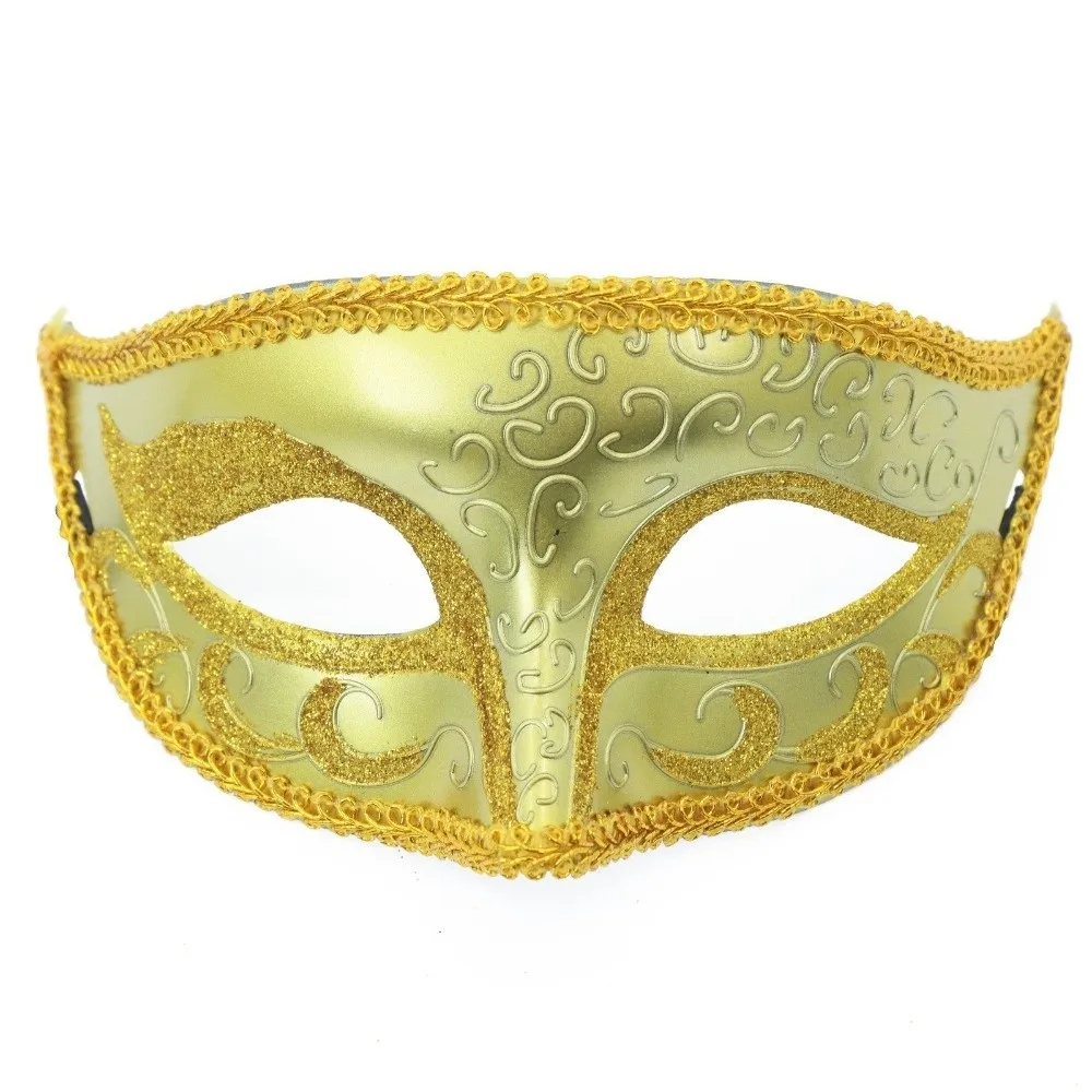 Half Face Cut Masquerade Eye Mask Rhinestone Embedded Side Flower Trim Mardi Gras Eyewear Soft Feather Accent Ribbon Tie Closure
