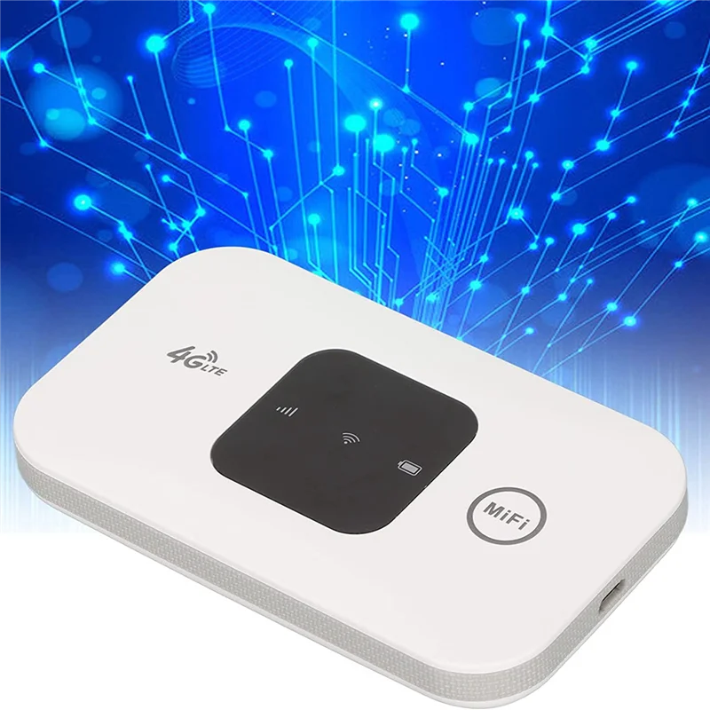 Punto de acceso de Internet portátil 4G Lte, enrutador Wifi inalámbrico, compatible con 8 a 10 usuarios, enrutador inalámbrico 4G para el hogar, la oficina