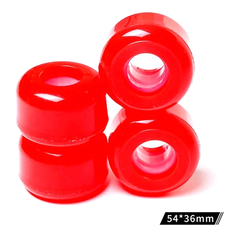 4Pcs/Set Skateboard Longboard Wheel 54Mmx36mm 82A Wheel Stunt Skateboards Downspeed PU Wheel