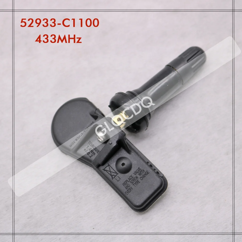 TPMS SENSOR FOR 2014 2015 2016 2017 2018 2019 HYUNDAI SONATA (LF) TIRE PRESSURE SENSOR HYUNDAI TPMS 433MHz 52933-C1100