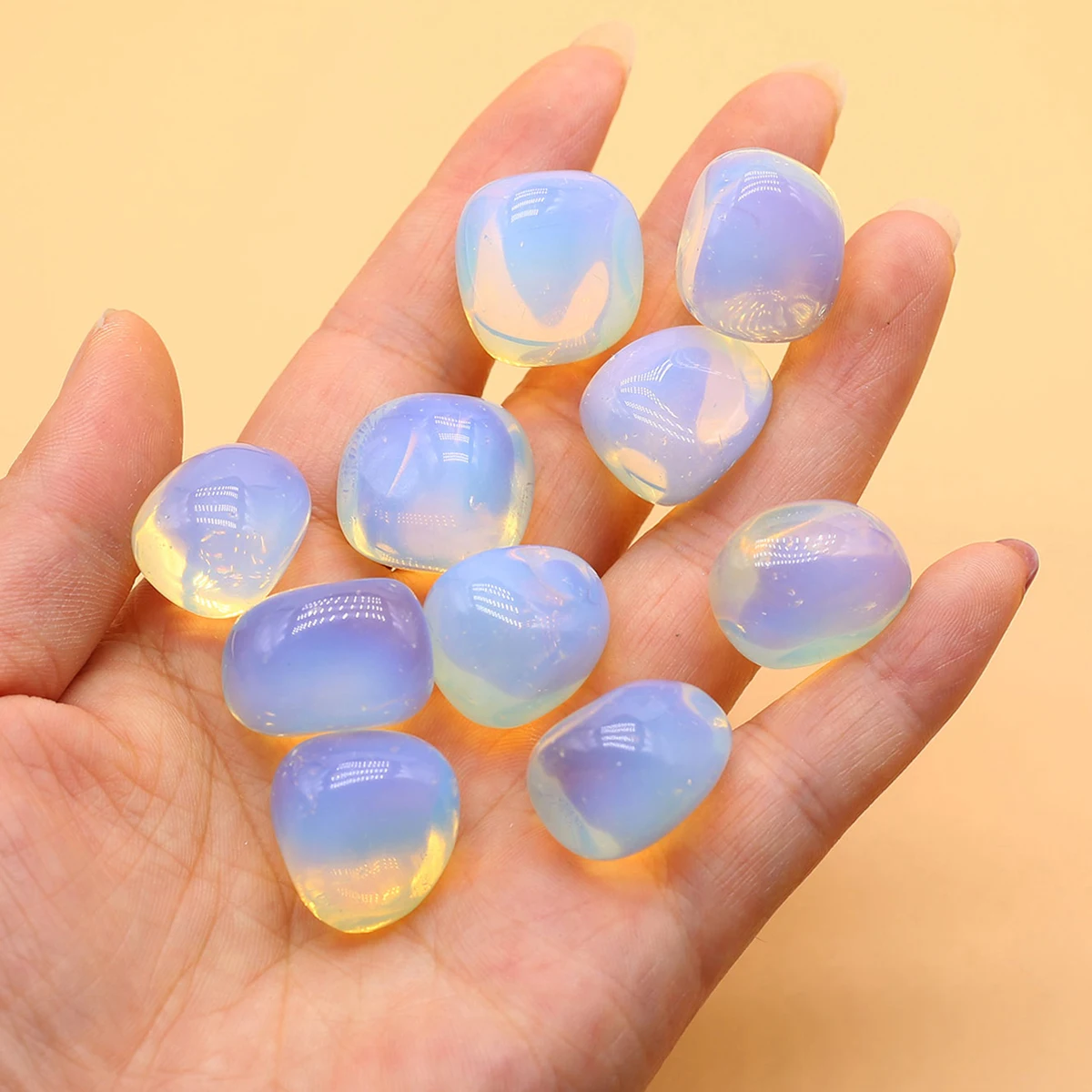 5PC Natural Crystal Amethyst Rose Quartz Gravel Irregular Polishing Minerals Specimen Reiki Healing Stone Aquarium Home Decor