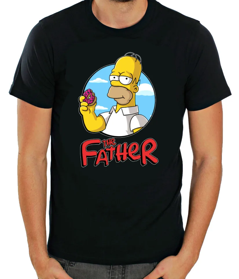 Homer  The father , Short eeve T- Shirt Men G803