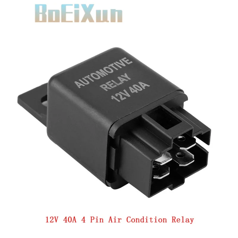 12V 40A Air Condition Relay 40A 4Pin For Air Conditioner Plastic back Car Relays DC 12 V Normally open Relay