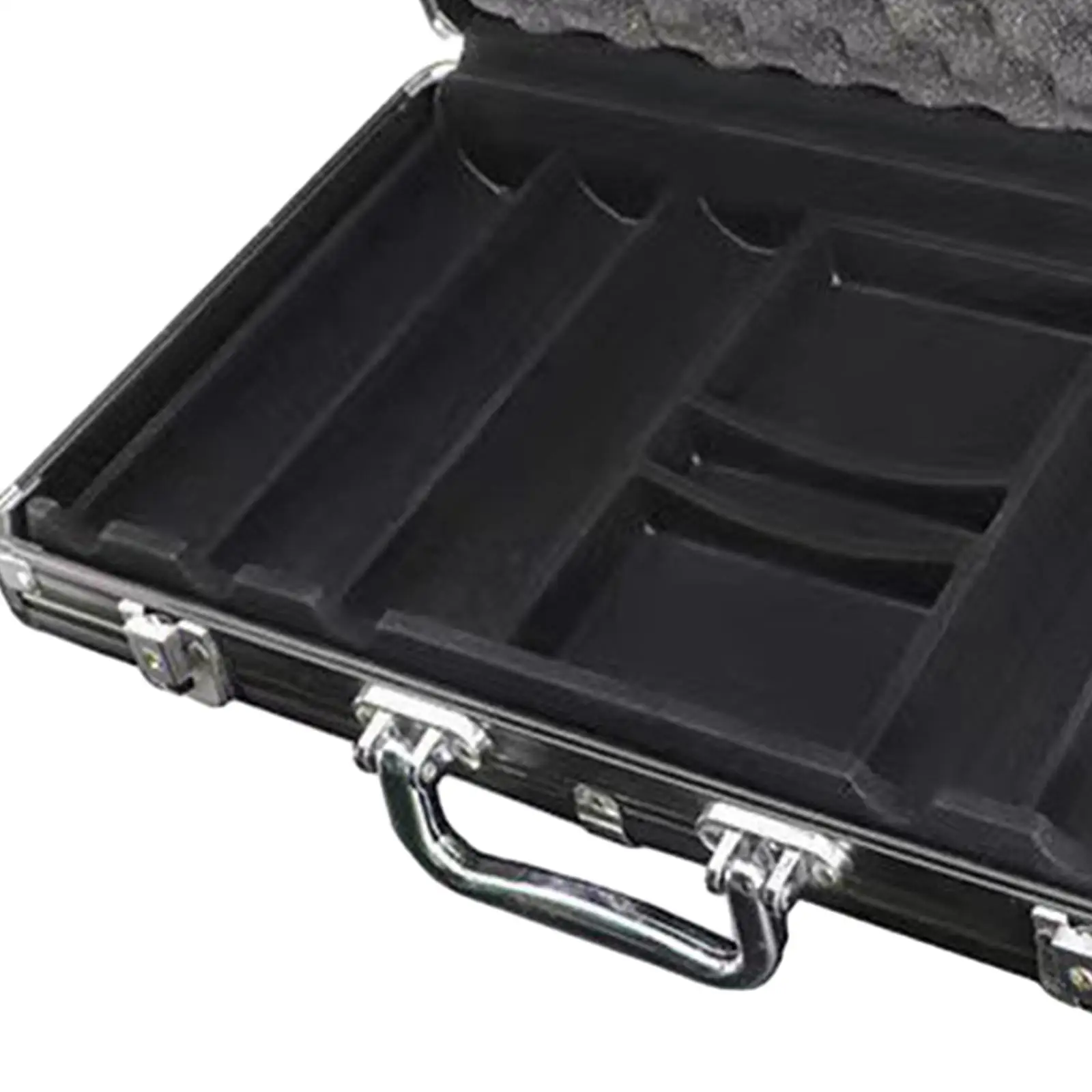 Estuche de transporte para juegos con cerradura para hombres, caja de fichas, contenedor de almacenamiento para viajes, hogar