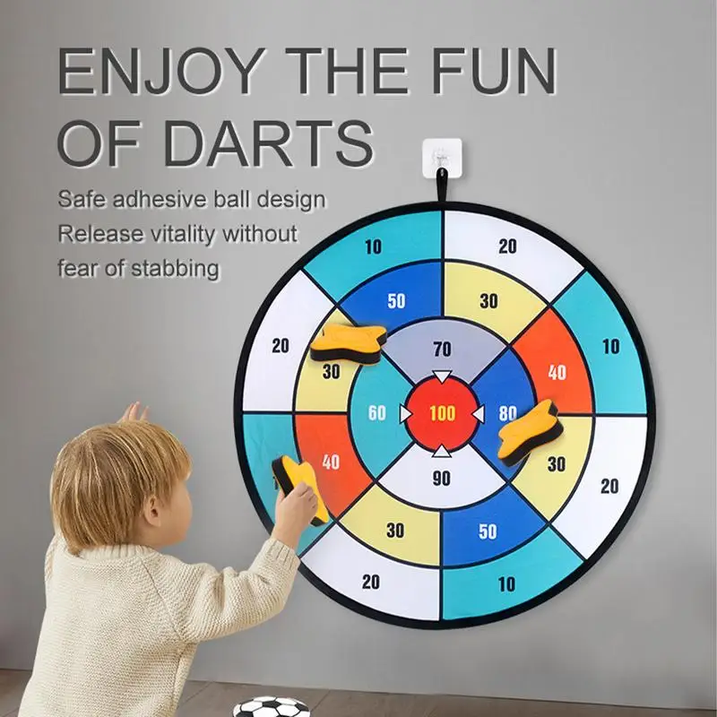 Dart Board Game Set Interactive Dart Board Set For Children Ntertaining Toy Set With Stick Balls For Boys Girls Educational