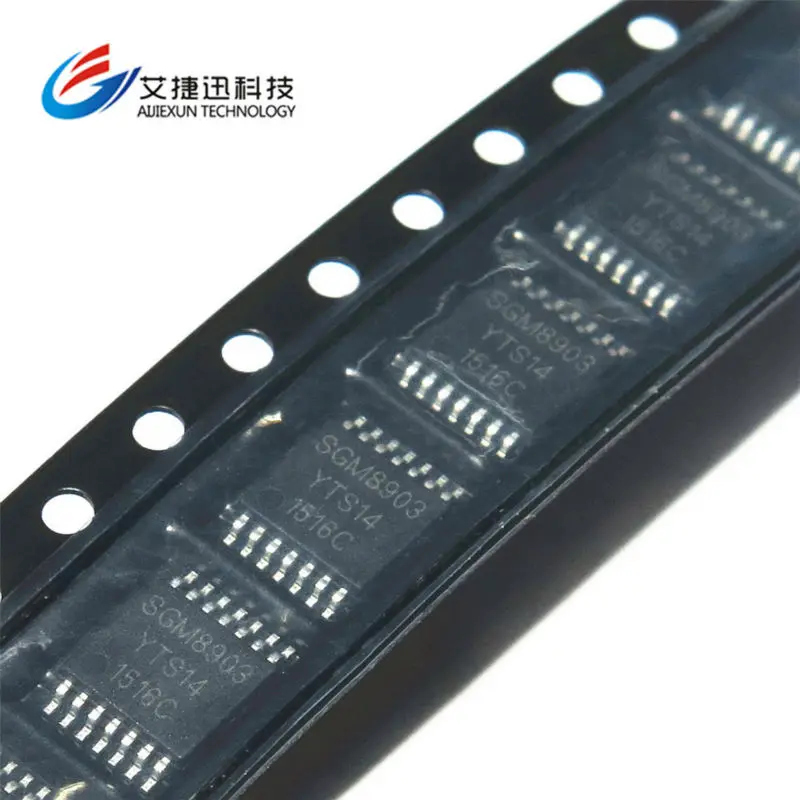 50Pcs SGM8903 TSSOP14 Capless 3Vrms Line Driver with Adjustable Gain in stock 100%new and original