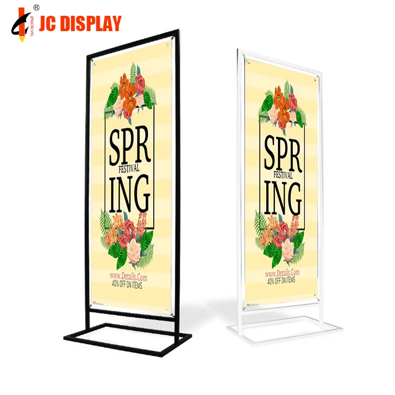 

customized.Windproof Steel Hook Poster Stand