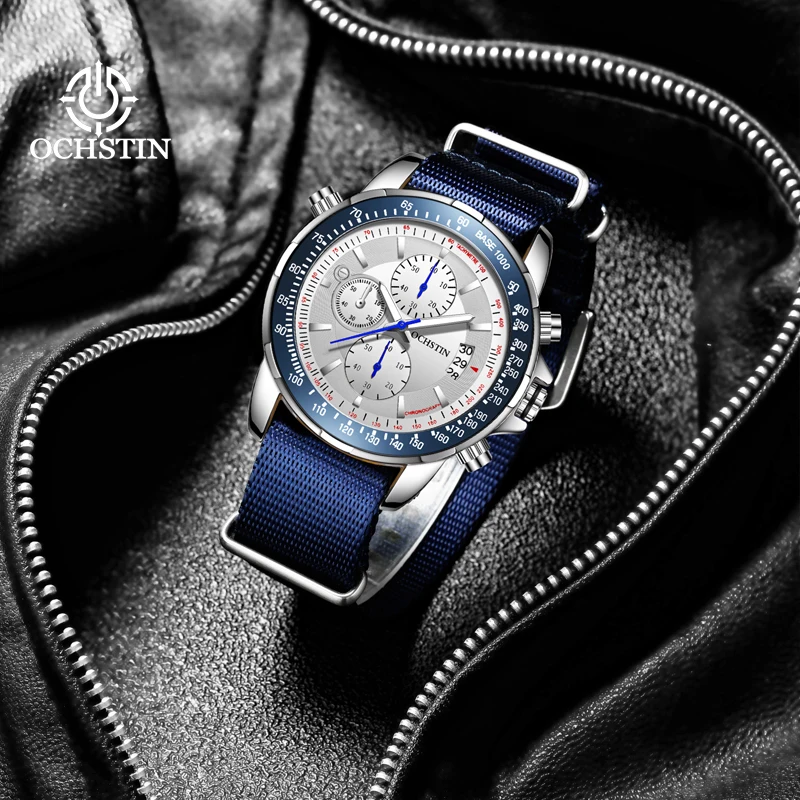 

OCHSTIN Multifunction quartz movement 2024 new men's watches men's quartz watches Seiko watches fashion quartz wristwatch