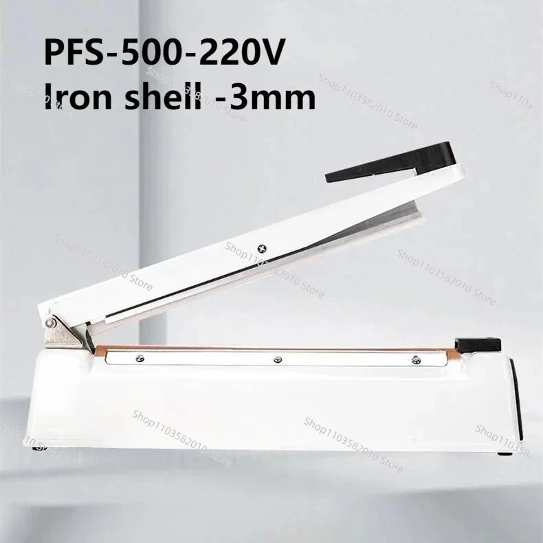 3mm 500 Type Household Iron Shell Hand Pressure Sealing Machine 8-speed Adjustable Film Sealing Machine