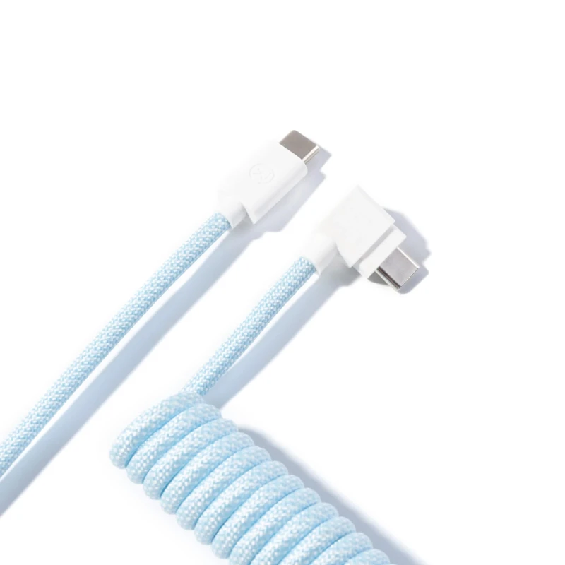 Câble de clavier Keychron Coiled Aviator Type-C coudé pour clavier mécanique personnalisé