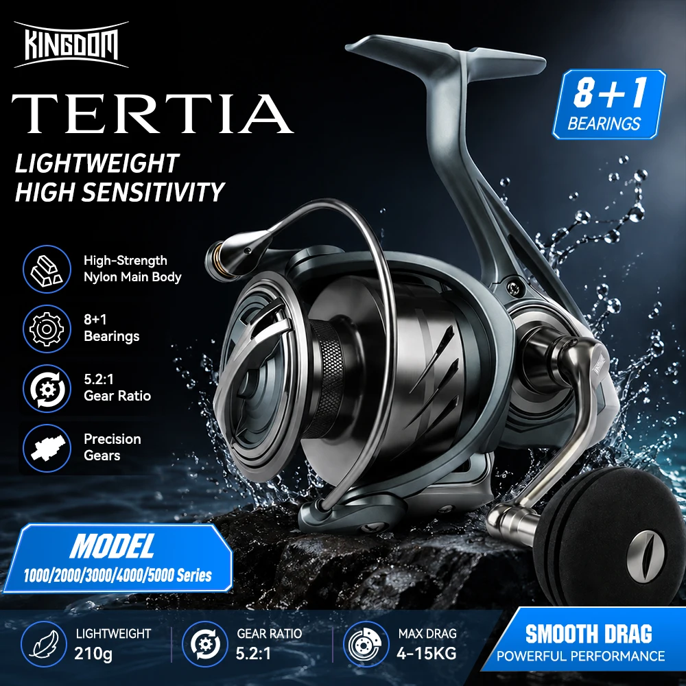 kingdom-tertia-spinning-fishing-reel-1000-5000-series-aluminum-spool-gear-ratio-52-1-max-drag-4-15kg-8-1bb-for-sea-fishing-reel