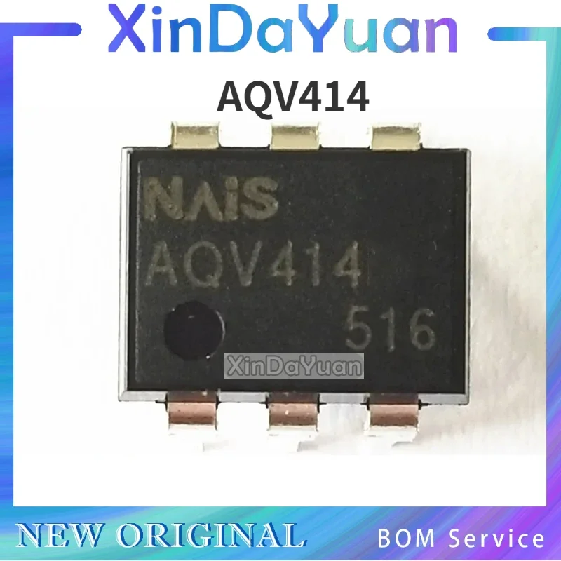 10 pcs AQV414 AQV414EH DIP-6 Optocoupler Solid-state Relay Photocoupler