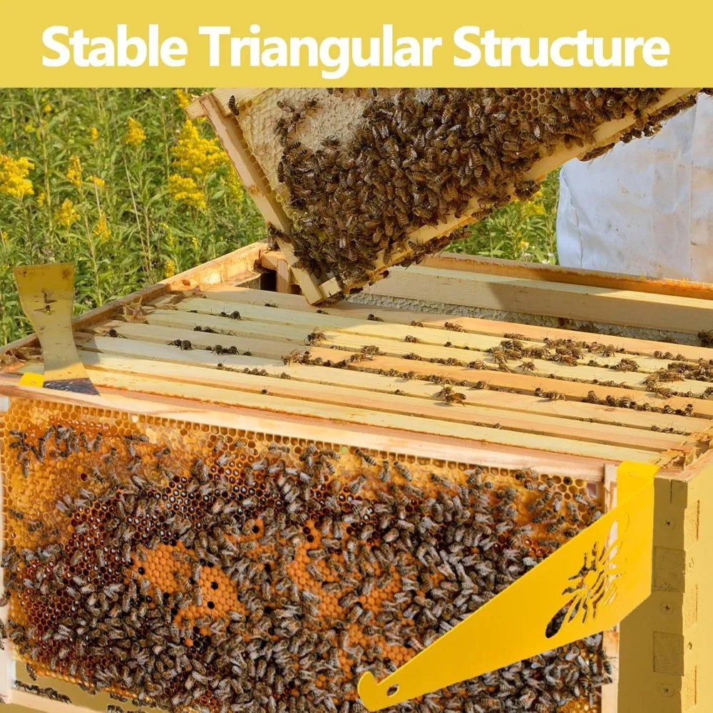 

Iron Beehive Inspection Bracket Robust Rust-resistant Bee Hive Stand Deformation-free Beekeeping Bracket Beekeeping Accessories