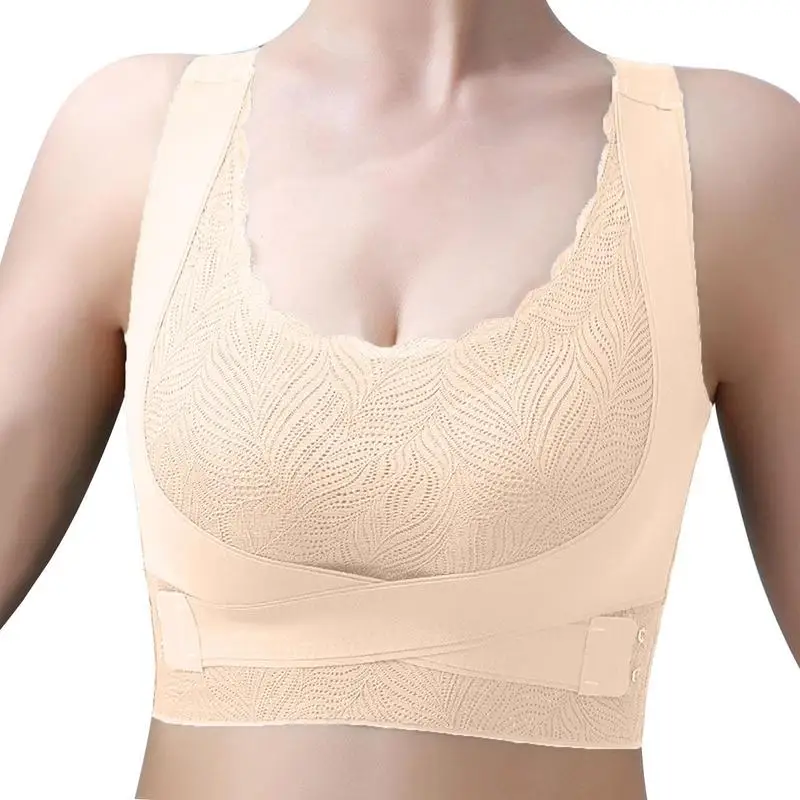 Lymphatic Bra Shaping Wireless Silky Bra Full-Coverage T-Shirt Bra Full-Coverage T-Shirt Bra Shaping Wireless Silky Bra For Dail