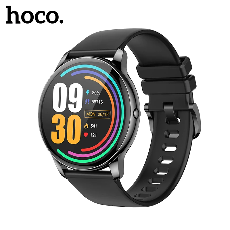 HOCO Y10 AMOLED 1.3 inch Smart Sport Watch Touch Full Screen Bluetooth 5.0 Long Time Standby Watch Support Heart Rate Monitor