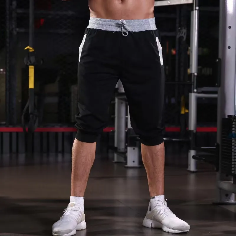 Men's Drawstring Sports Shorts, Fashionable Work Pants, Men's Slim Fit Pants, Summer Beach Shorts, Casual Jogging Sports Pants