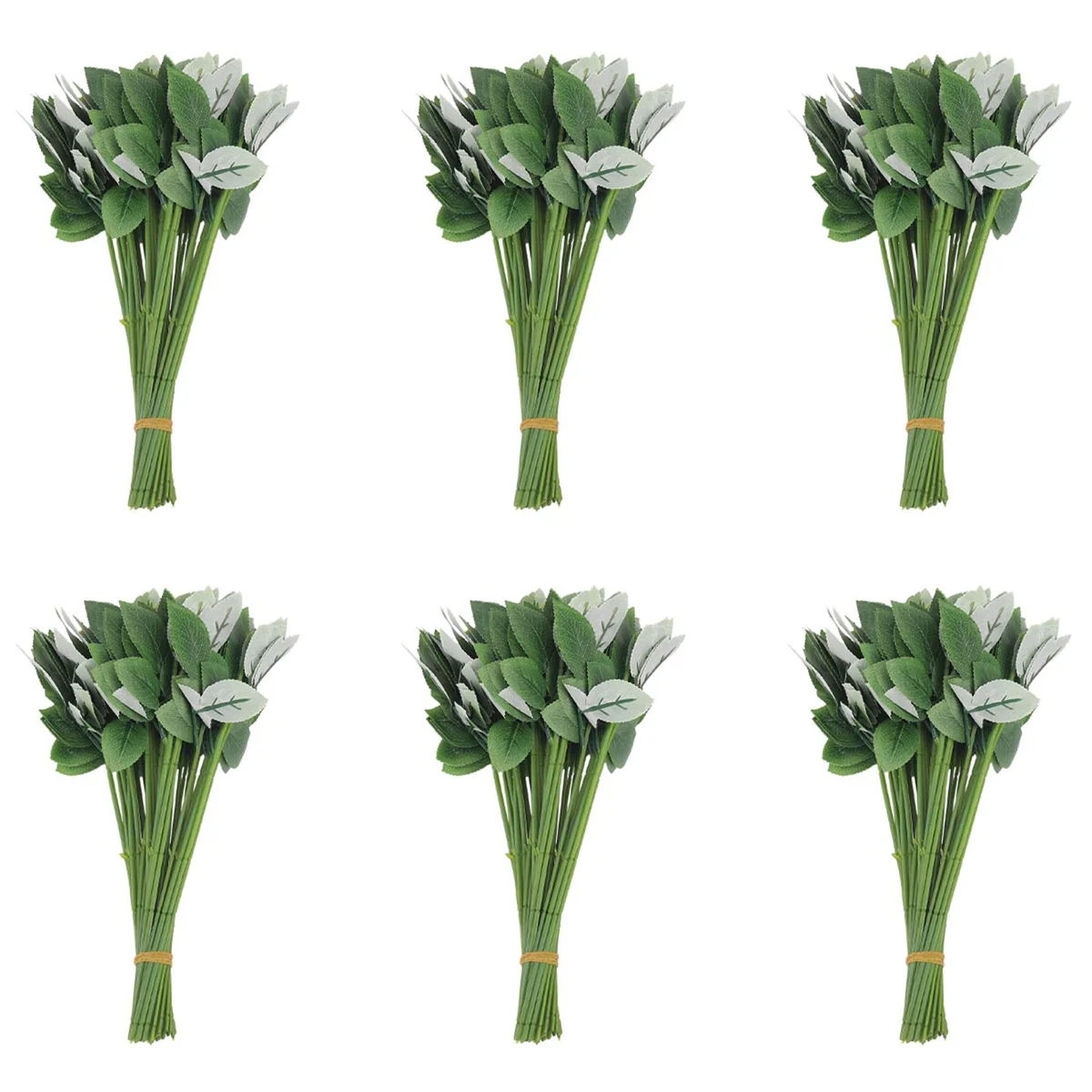 

300Pcs Artificial Fake Rose Flower Stems for DIY Handmade Bouquet Flower Leaf Vein Wedding Home Decoration