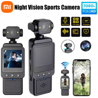 Xiaomi 8K Handheld 180 ° Rotating Mini Portable Anti-shake Camera HD Display WiFi Wireless Wearable Night Vision Motion Camera