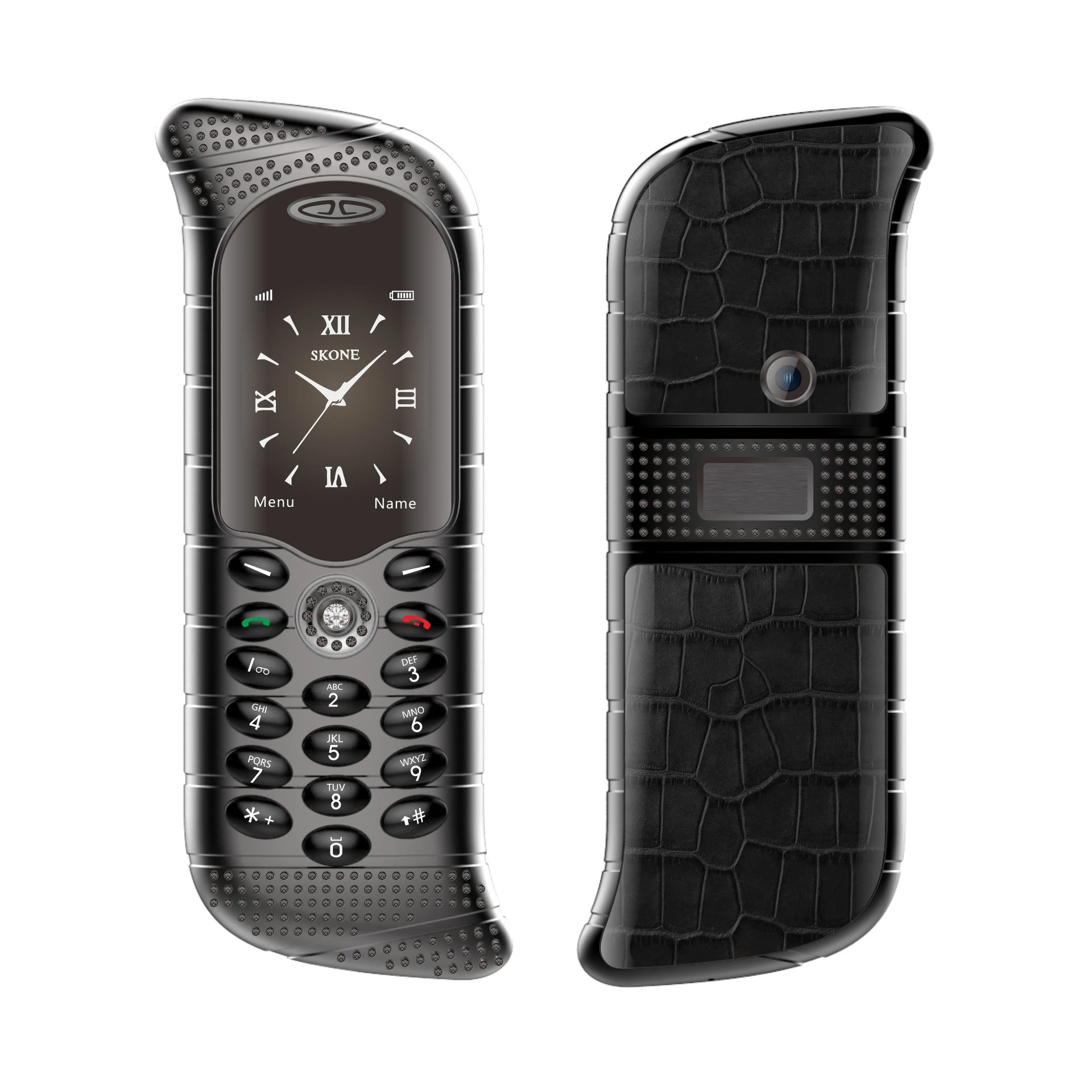 FUFFI-V7 Featured Features Mobile Phones Flying Knife 1.77inch Dual SIM GSM 2G Network Phone 1000mAh MP3 FM Bluetooth Cellphones