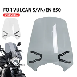 Windshield For Kawasaki Vulcan S 650 EN650 VN 2015-2022 Motorcycle Accessories Windscreen Windshield Shield Bracket