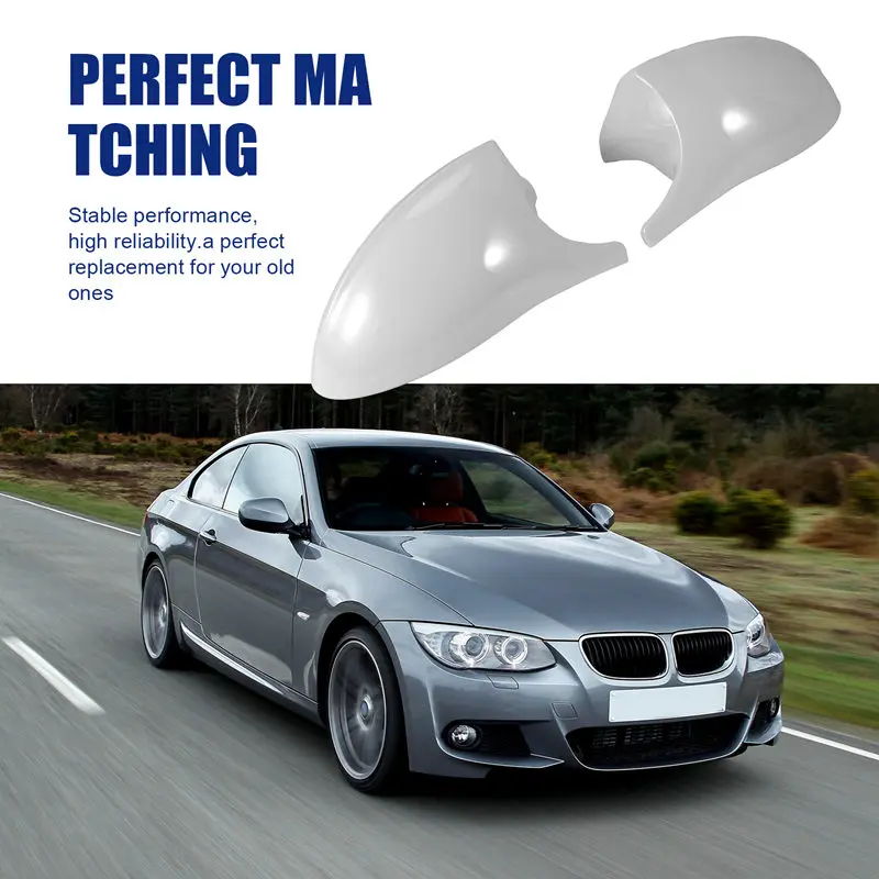 Car Door Mirror Shell Side Rear View Mirror Cover For BMW 1 3 Series E81 E82 E87 E90 E91 E92 E93