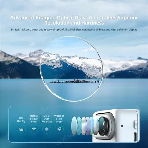 Imagen 2 del producto Filtros de lente para cámara de acción Insta 360 GO 3S, juego de filtros de protección polarizada UV/CPL/ND8/16/32/64 para Insta360 GO3S