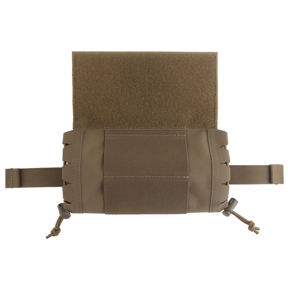 Tactical quick use of internal and external double-layer elastic fixed first aid kit