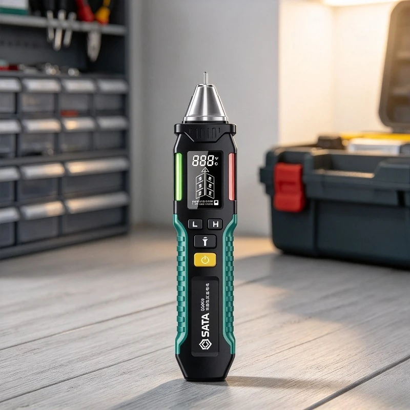 SATA Non Contact Voltage Tester Smart Induction Test Pen Sound Light Alarm Cordless AC Voltage Detector Electrician Testing Tool
