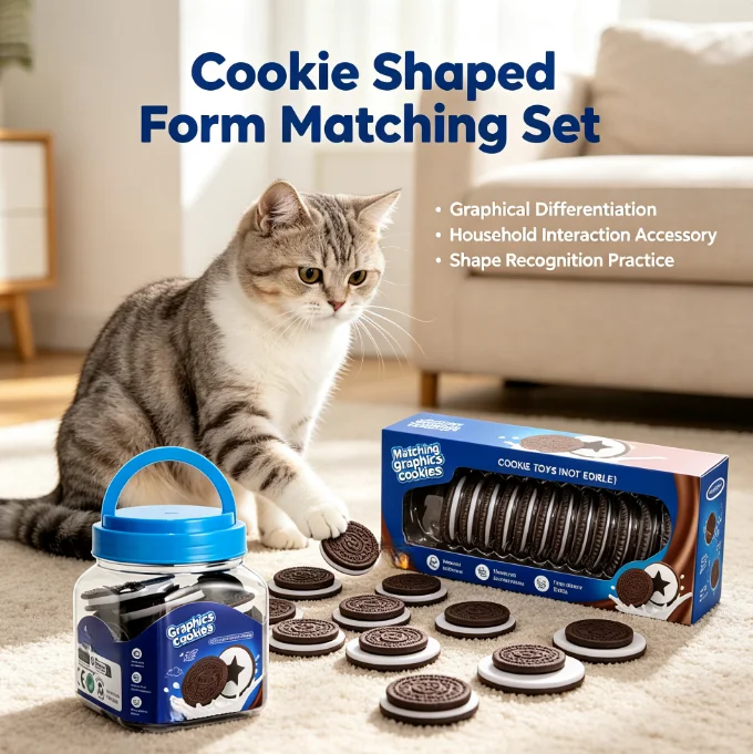 Simulated Cookie Building Block Toys, Shape Building Block Creative Cookie Toys, Shape Matching, Pairing
