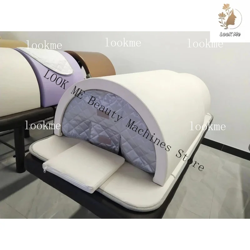 2025Newest far infrared body slimming sauna bed tourmaline therapy heated detox sauna bed