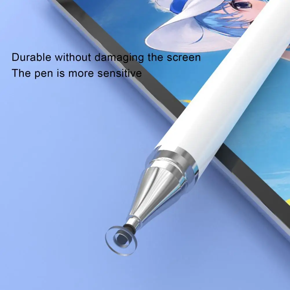 2 in 1 Stylus Pen Double Headed High Sensitivity Replaceable Nib Precise Drawing Universal Tablet Smart Phone Touch Stylus