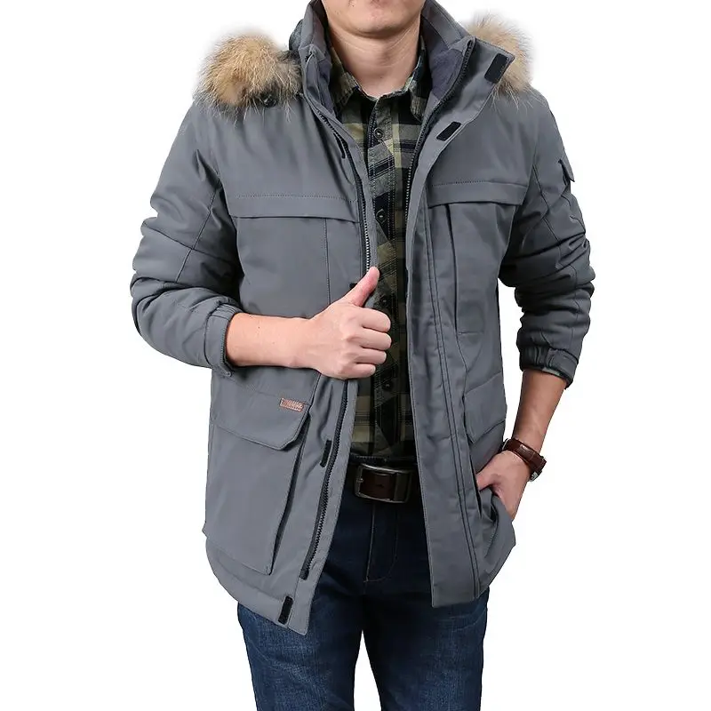 Winter Men's Jackets Trekking Parkas Mens Cardigans Sports Sweat-shirts Bomber Down Light Man Trench Coat Golf Clothing Cold Hot