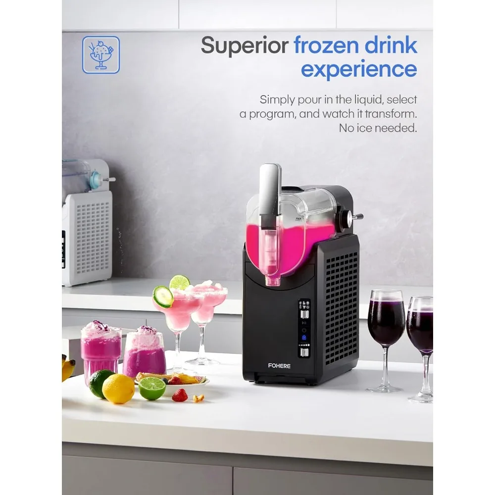 

Slushie Machine, No Ice Needed, 68 oz Slushy Machine for Home with Self-Clean Function, Professional Frozen Margarita Machine