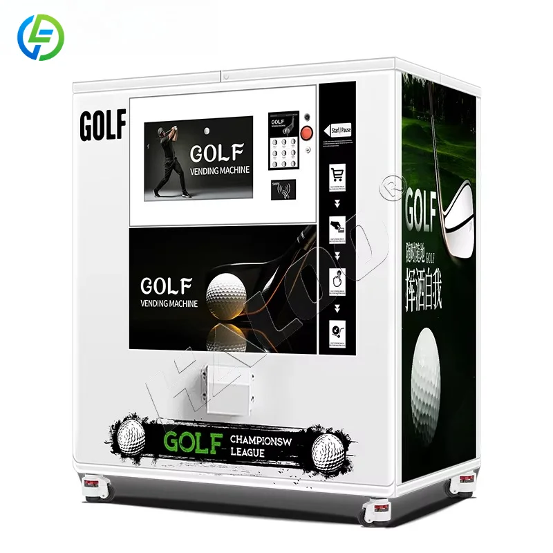 Customized Automatic Golf Ball Dispenser Vending Machine Coin & QR Code Token Payment Systems with SDK Function for Golf Courses