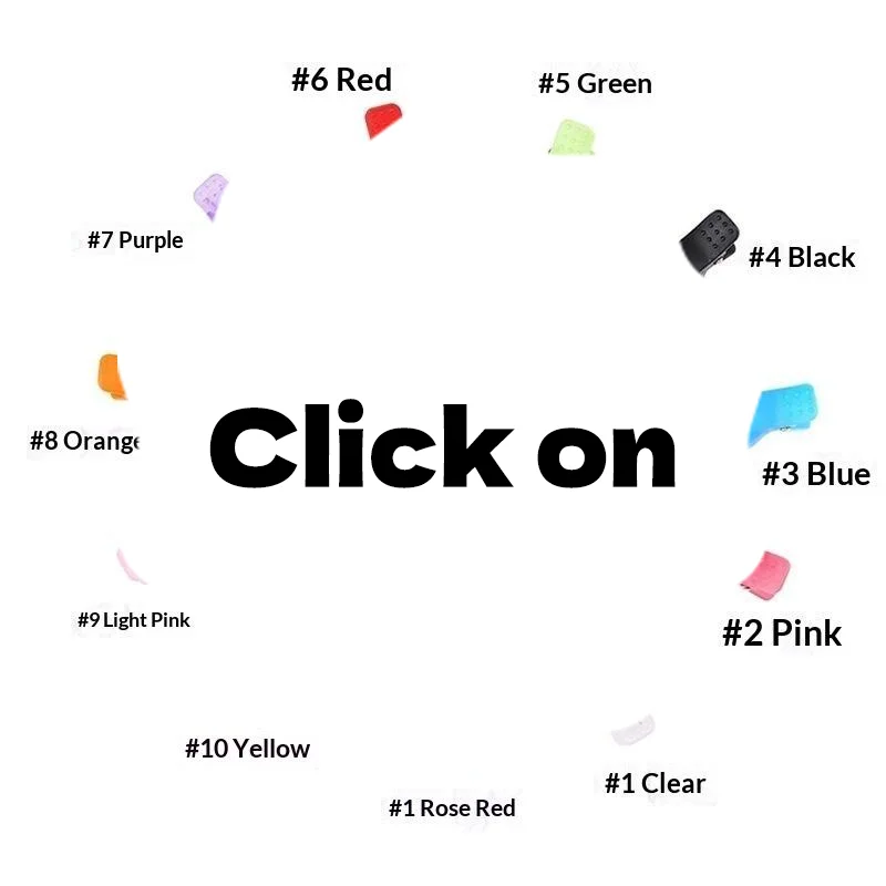 10 unidades de clipes de plástico para remoção de esmalte em gel UV, ferramenta para remover esmalte de unhas, clipes para remoção de esmalte em casa.