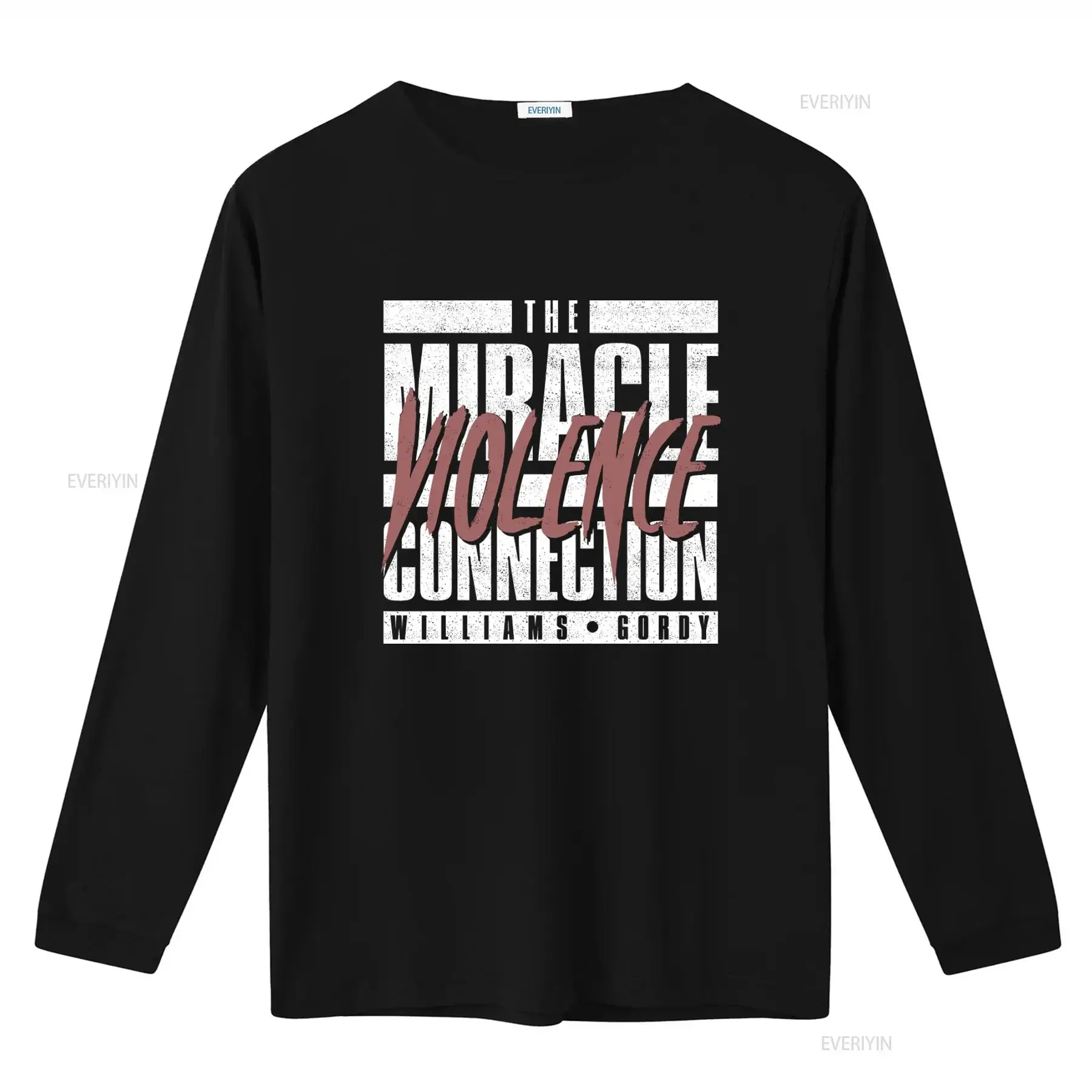 The Miracle Violence Connection T Shirt Bold Design for Trendsetters vintage Washed Breathable Stretched Stylish fashion Casual