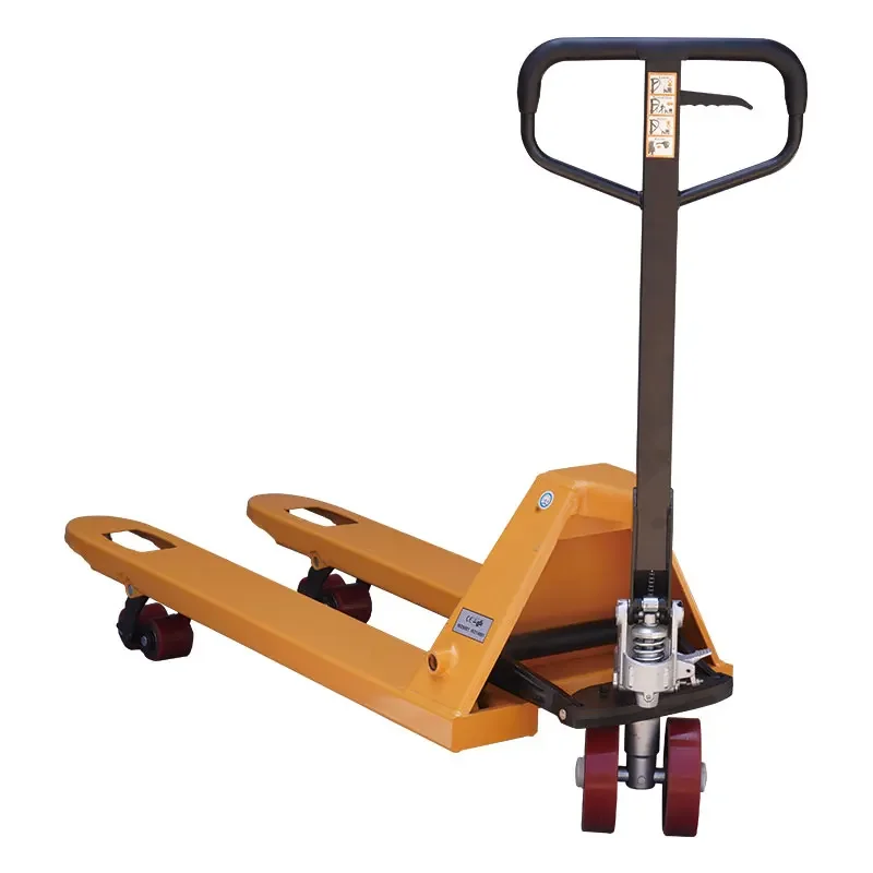 For 2ton 3ton 5ton hand forklift price for sale pu wheel hand pallet truck hydraulic manual pallet truck