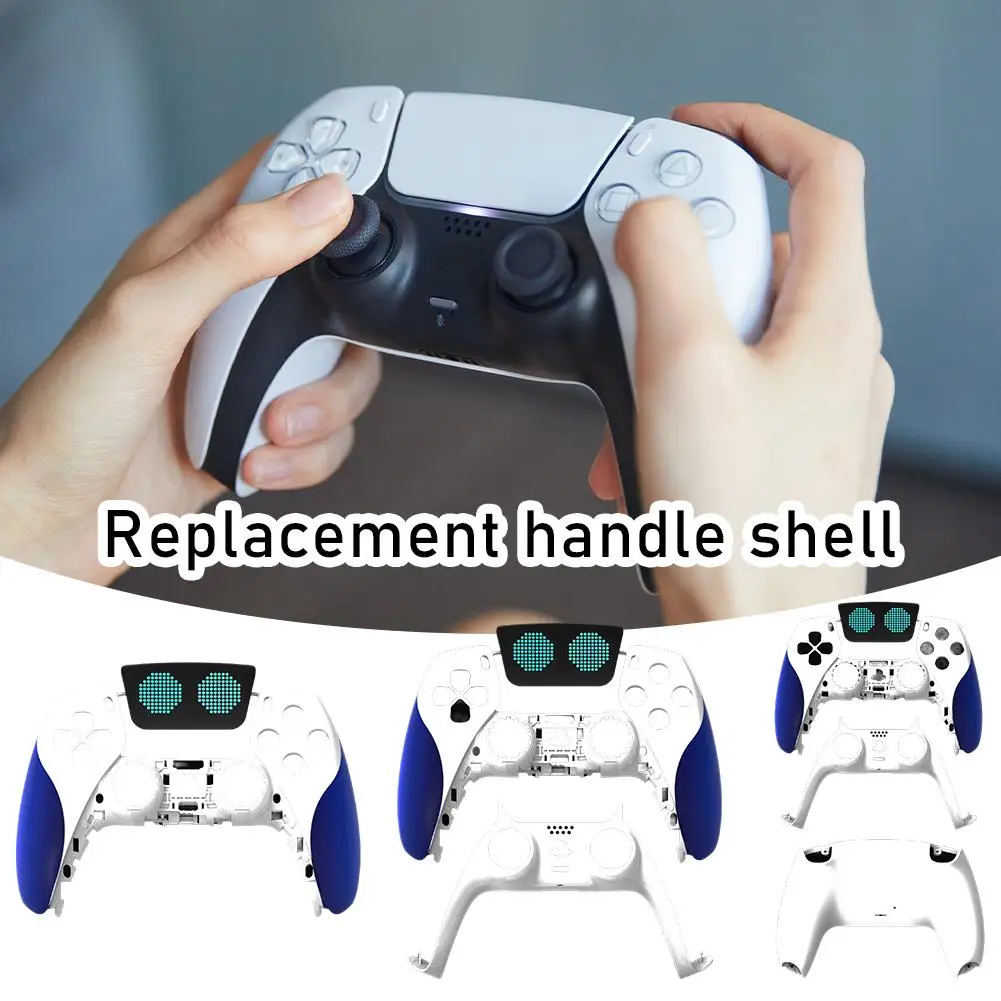 For PS5 Controller Shell Back Front Cover FOR Playstation 5 Case Replacement Shell Space Robot Series