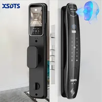 3D Face Recognition Wifi Smart Lock Peephole Bulit-in Camera Monitor Intelligent Password Biometric Fingerprint Door Lock