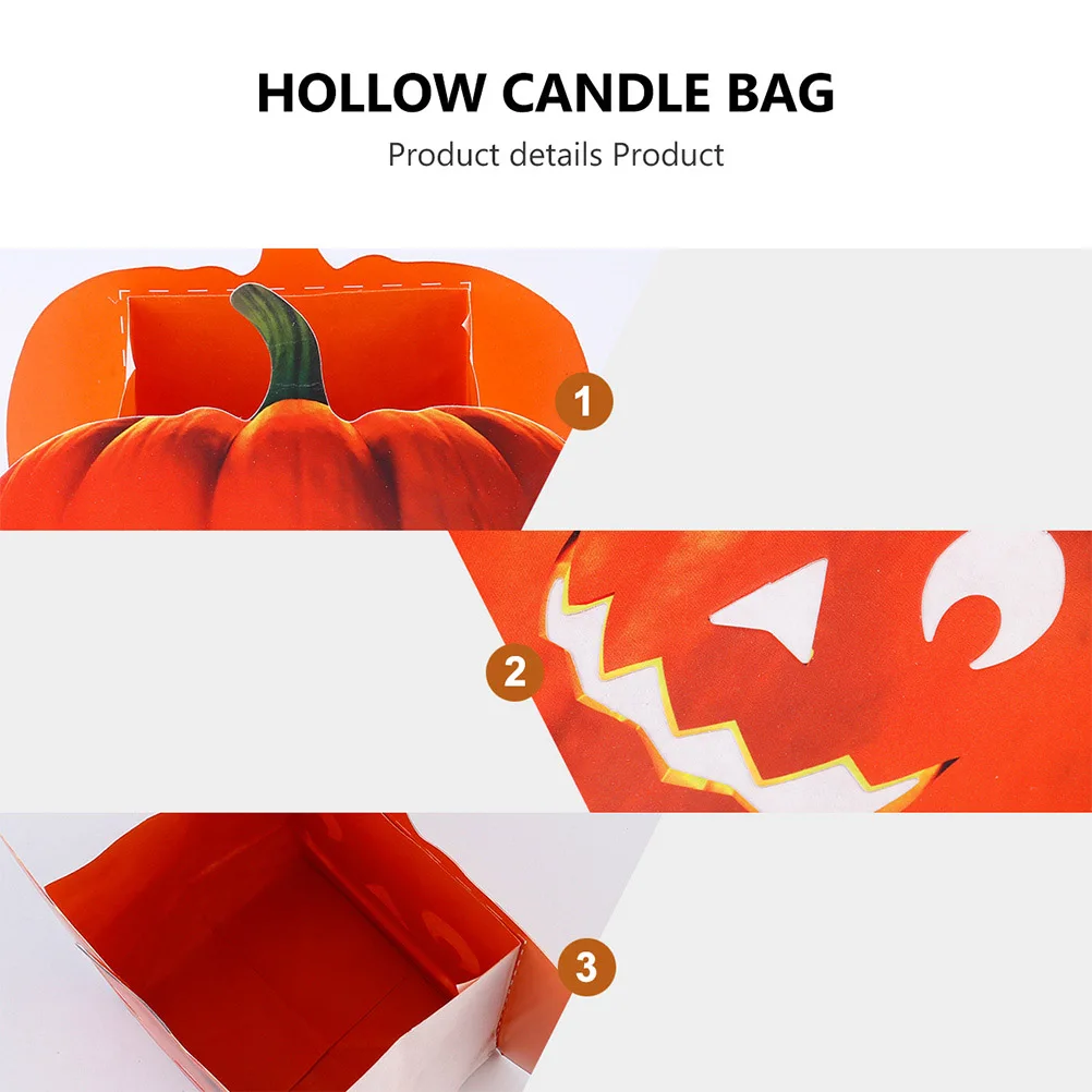 

20pcs Flame Retardant Paper Bags for Tealight C les LED Lights Wedding Party Home DecorReusable Sturdy Luminary Bags