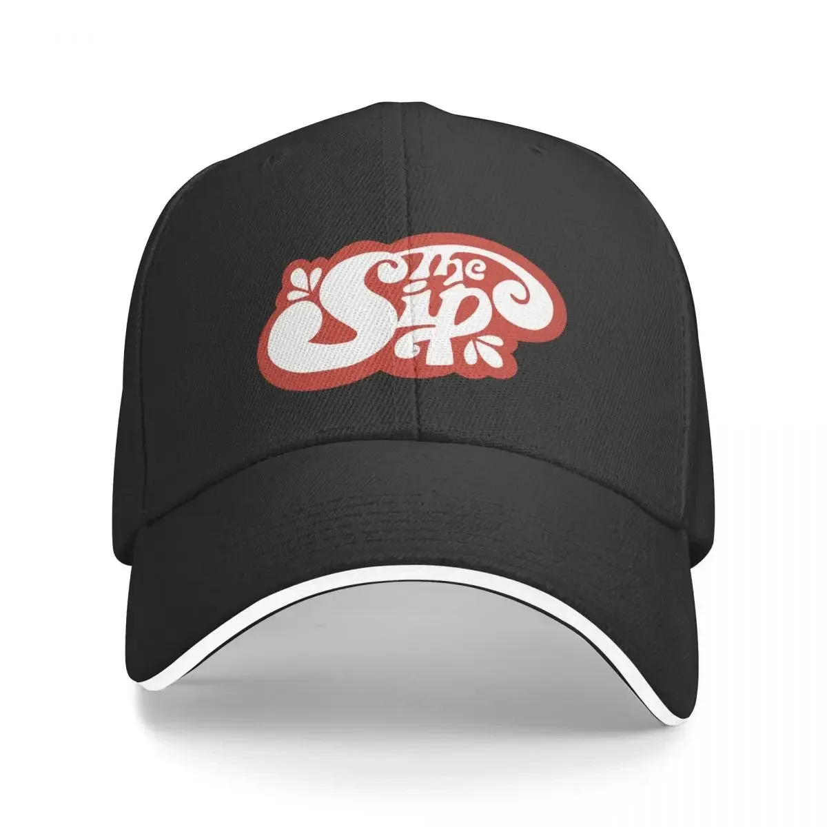 

The Sip - Retro Red Baseball Cap Luxury Hat Women's Beach Men's