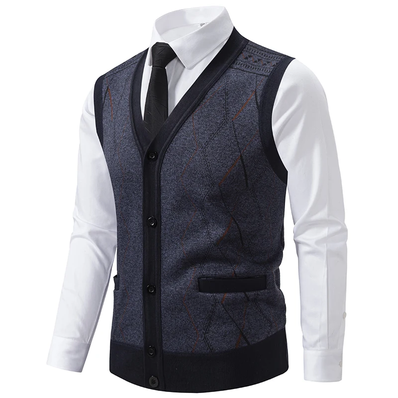 Thumbnail 3 - #25 Mens Knit Sweater Vests Discount Picks