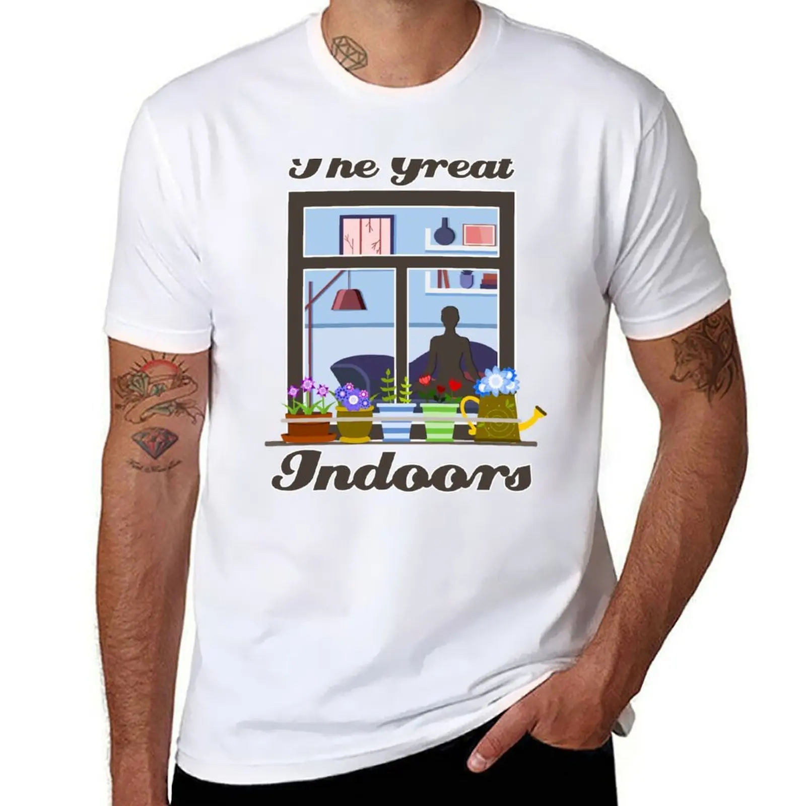 

The Great Indoors T-Shirt cotton t shirts high quality t shirts cotton 100% t shirt custom print T-Shirt