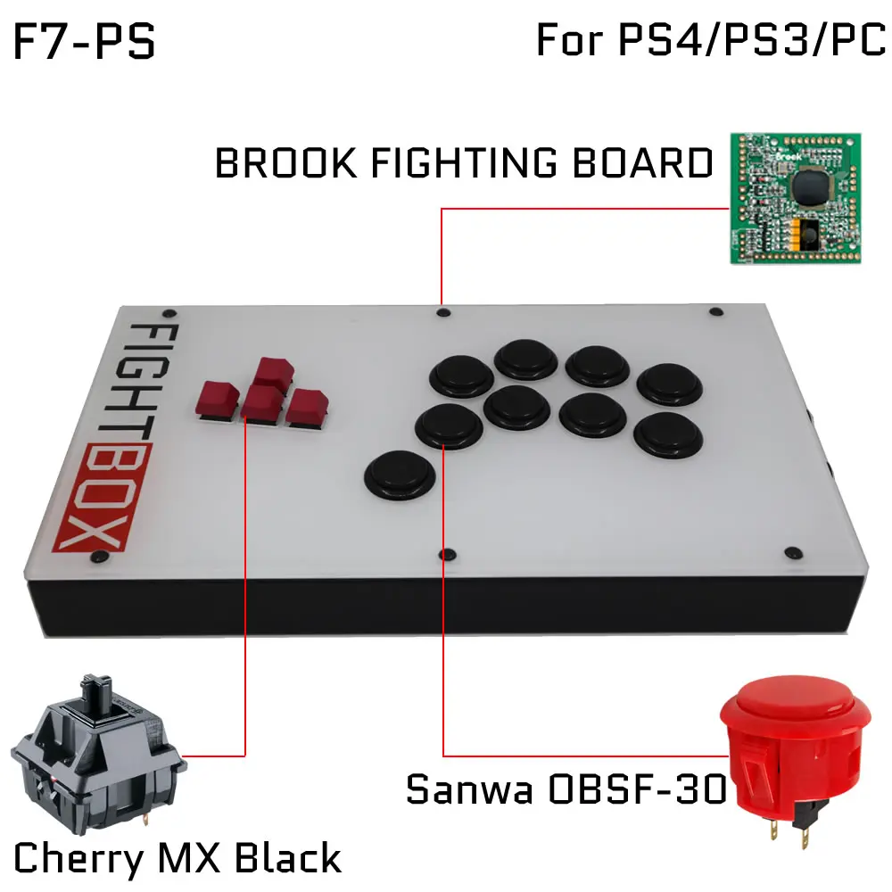 Fightbox-ワイヤレスアーケードゲームコントローラー、キーボード