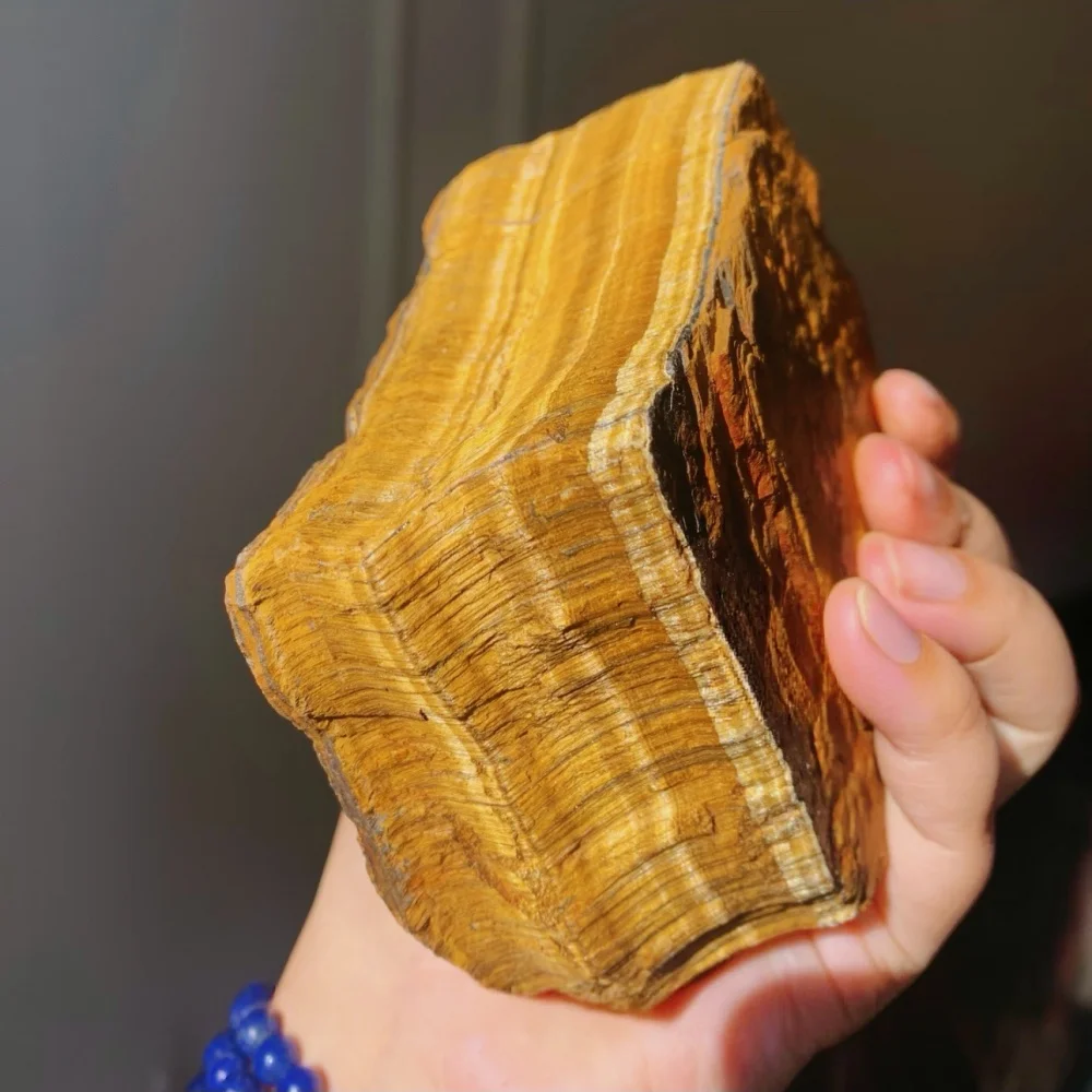 Natural Raw Stone Tiger'S Eye Stones Minerals Crystal for Home Decor & DIY Crafts Unscented Perfect for Crafting and Decoration