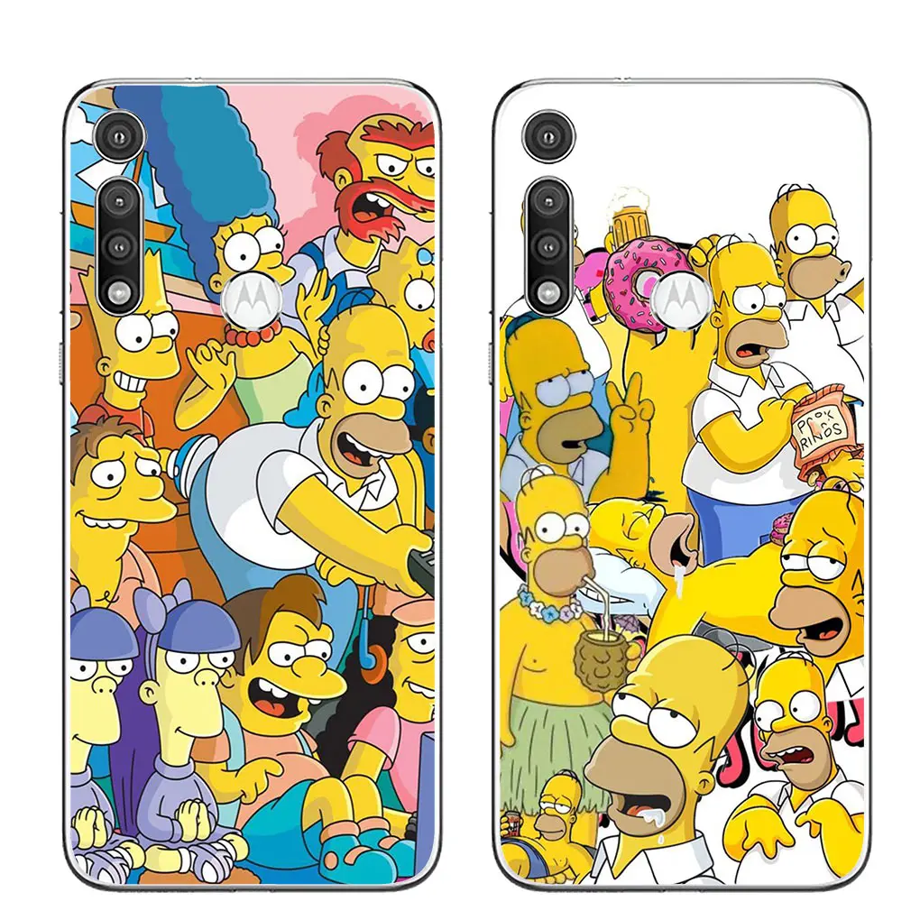 Cute Bart S-Simpson The S-Simpsons Phone Cover Case for Motorola Moto G13 G14 G53 G54 G62 G72 G82 G84 E13 E20 G42 G32 G23 G22